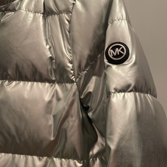 Michael Kors Silver Jacket Small - Picture 2 of 5
